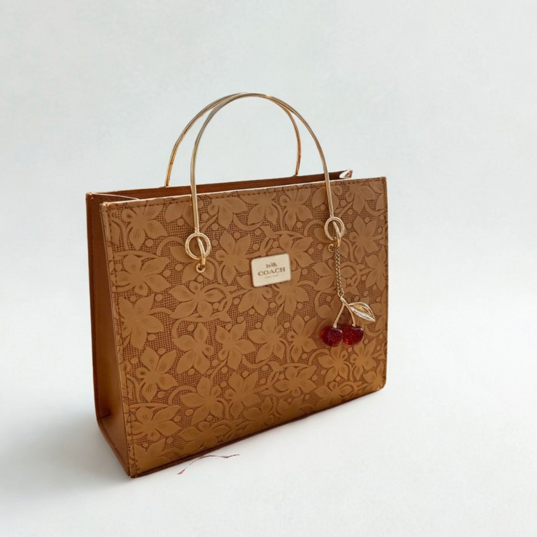 Royal Cherry Luxe Tote Bag